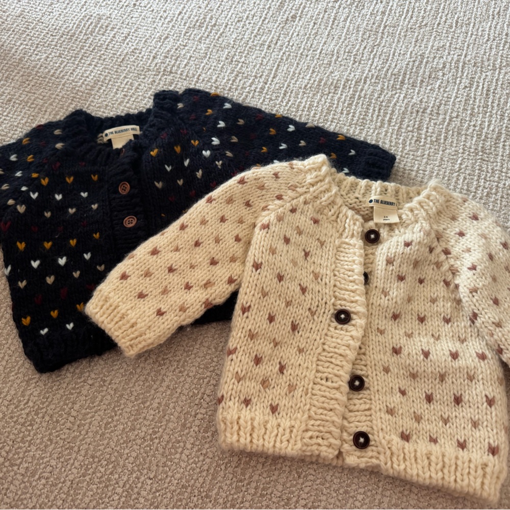 Two Blueberry Hill cardigan  never worn